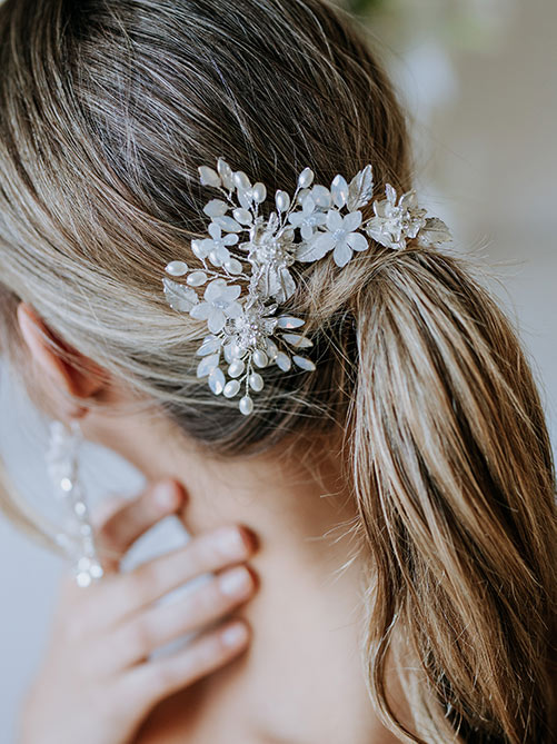 Bridal Hair Combs | Wedding dress jewelry | Melbourne bridal shop