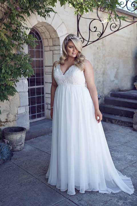 Plus size wedding dresses Andrea