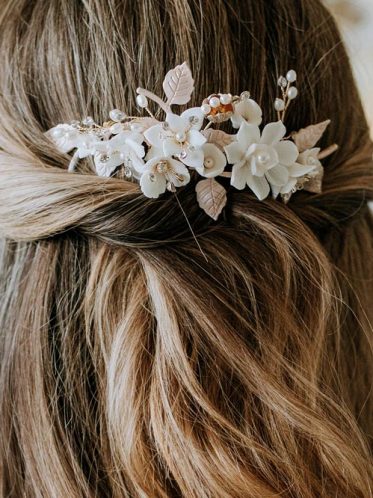 Hair comb for brides- Wedding dress jewellery - Wedding gowns