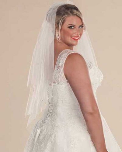 Wedding veil short