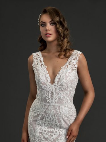 Lace Mermaid Wedding Gown