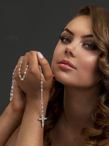Deluxe Rosary Wedding Bracelet