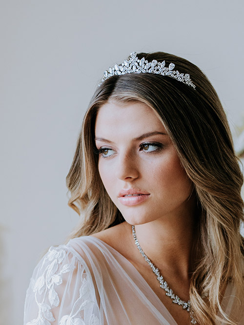 Princess style wedding tiara