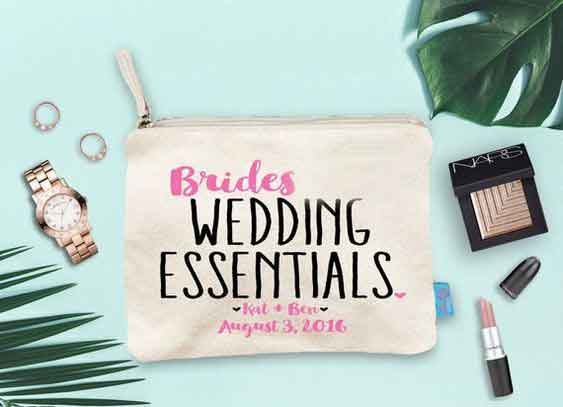 Wedding essentials for bridal party