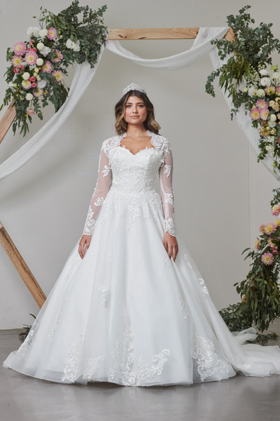 Long Sleeve Wedding Dress A-line Bridal Gown Lace Wedding - Etsy Israel