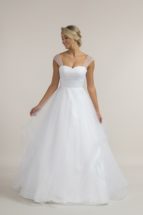 Tulle gown at Melbourne bridal shop