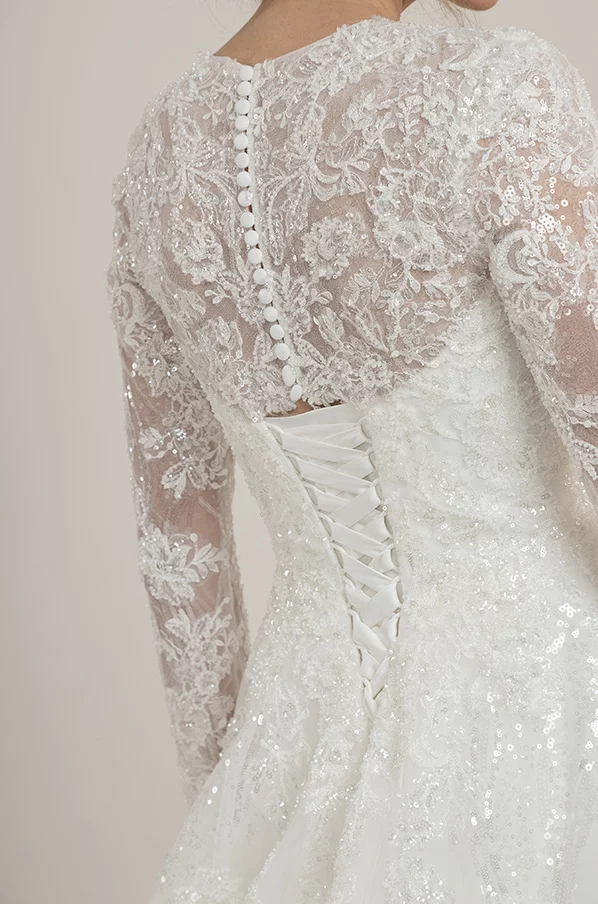 Bridal Alterations with sleeves