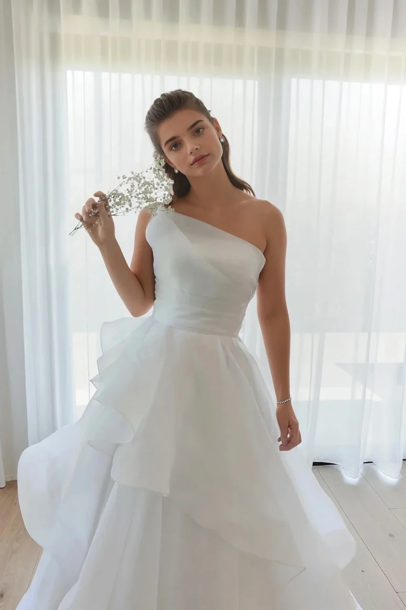 Astrid Debutante Dress White