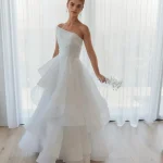 Astrid White Orgaza Deb Dress