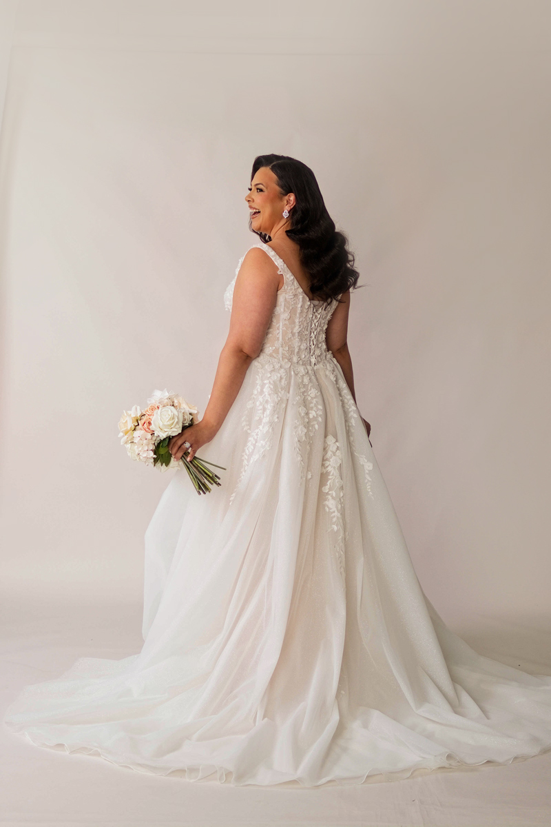 Back Of Tiana Wedding Dress