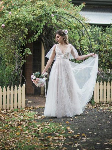 Boho Style Bridal Dress 373x498