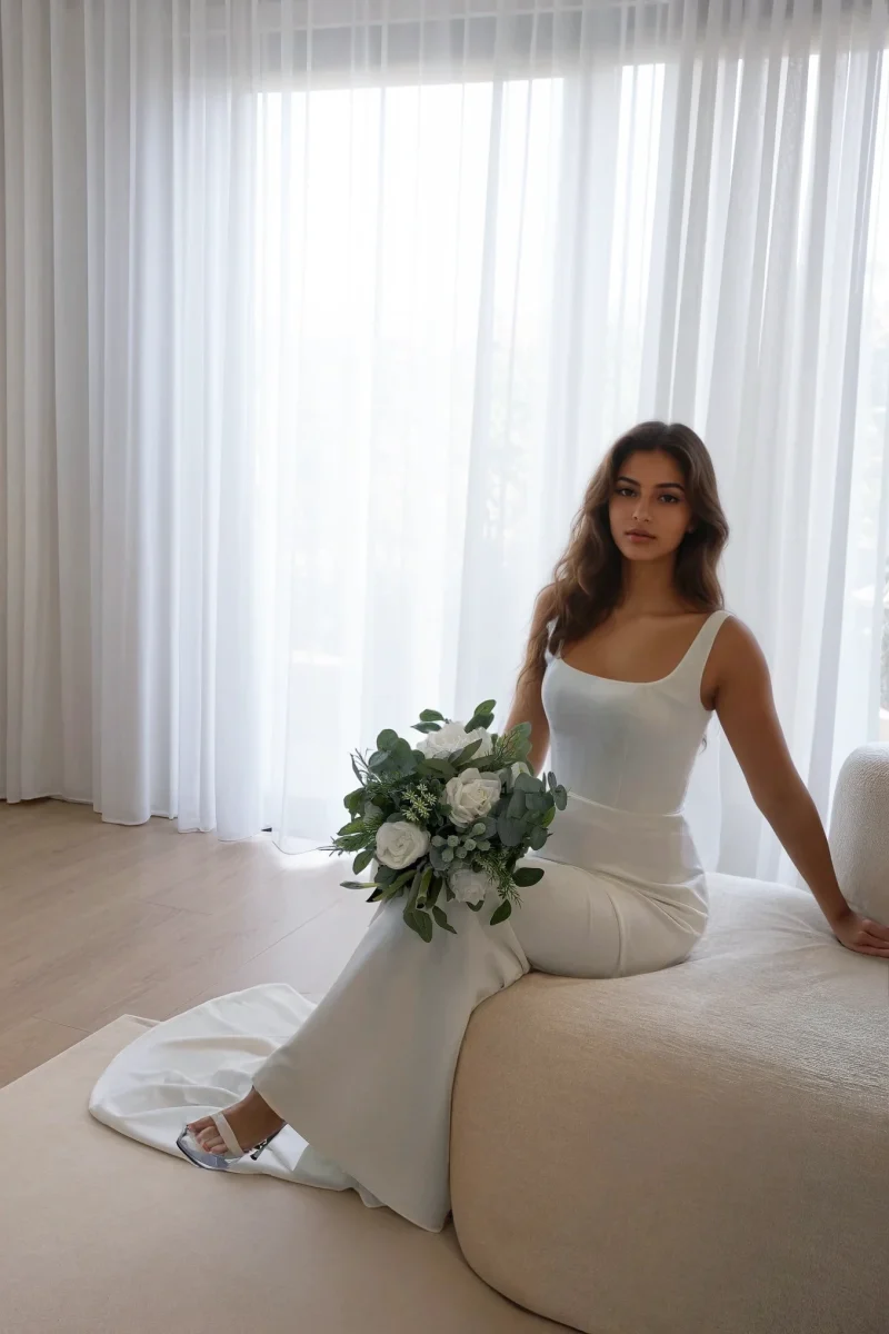 Charlotte Crepe Wedding Dress