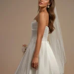 Deluxe Holly Satin Wedding Dress