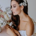 Organza Fabric Side Comb