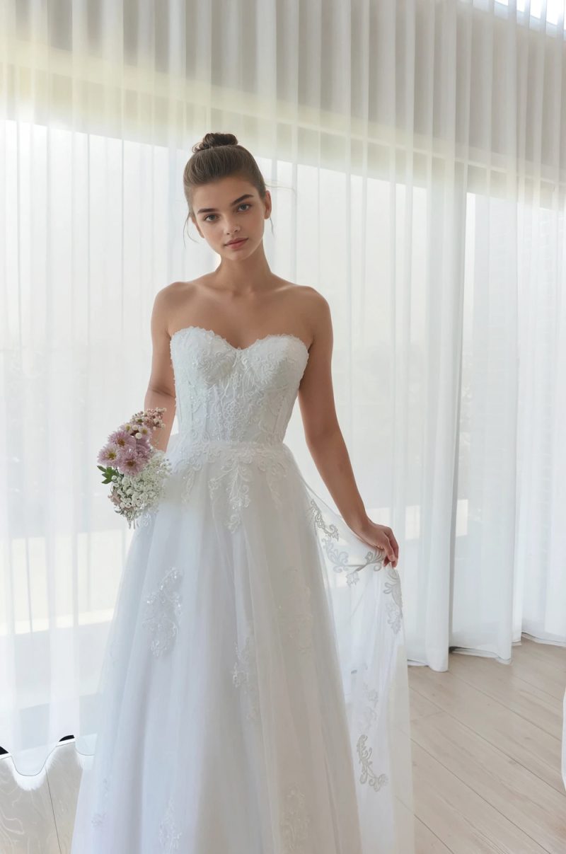 Violet Corset Debutante Dresses