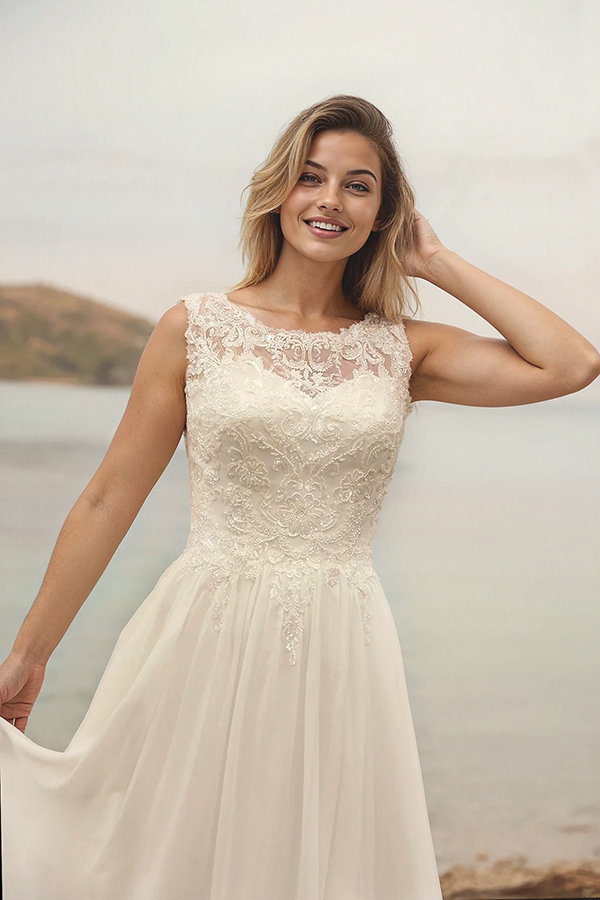 Beach Style Wedding Dress (2)