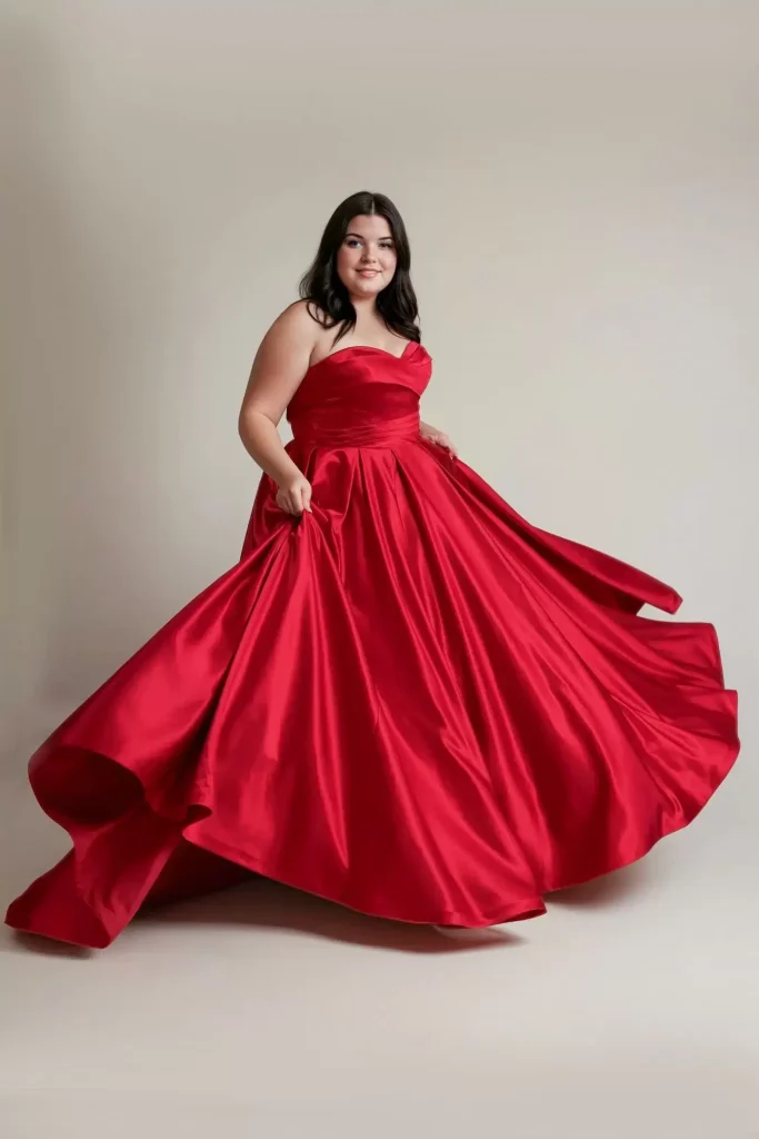 Scarlet Red Wedding Dress