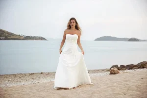 Serenity beach wedding dresses