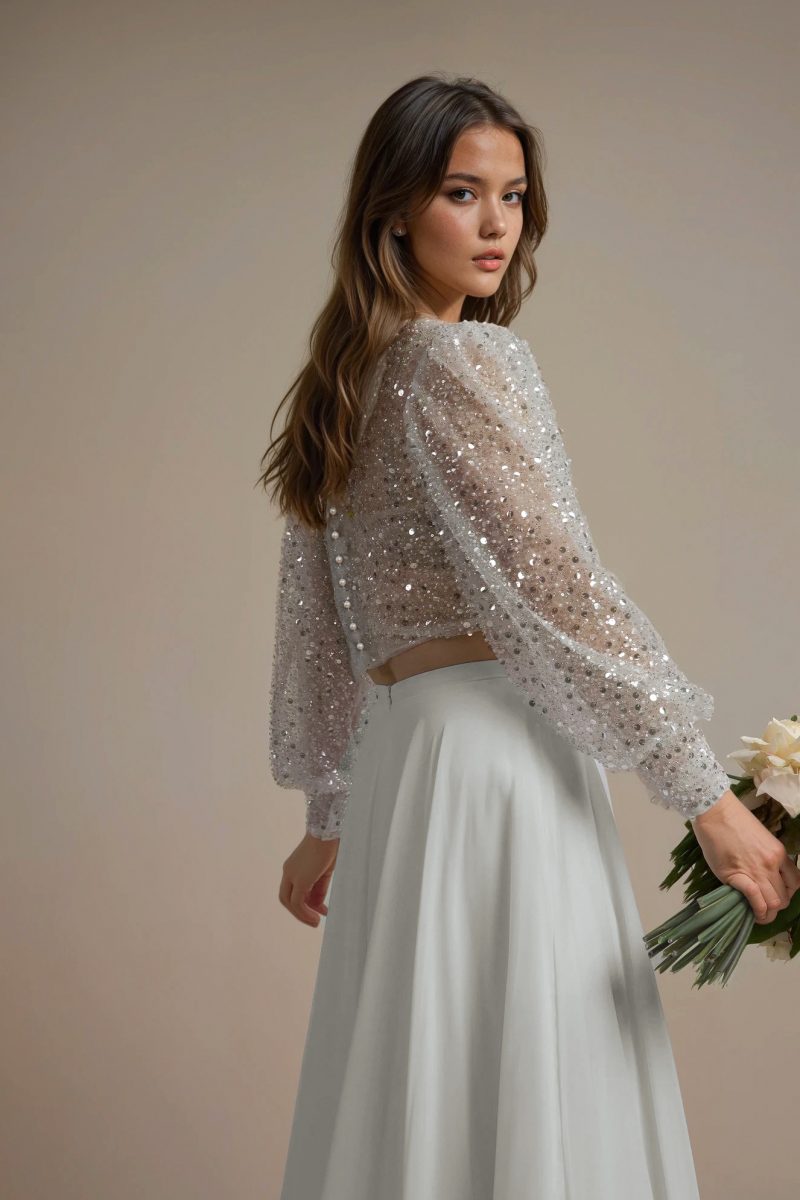 Sparkling bridal separates