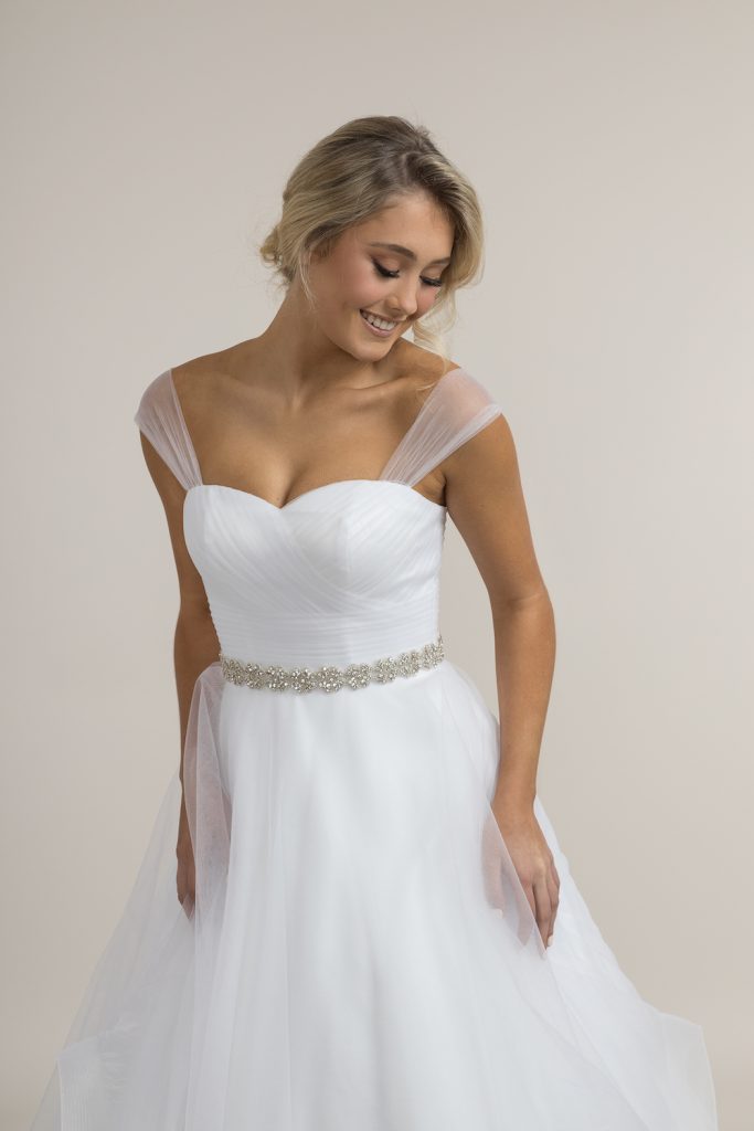Abby Debutante Dress With Belt
