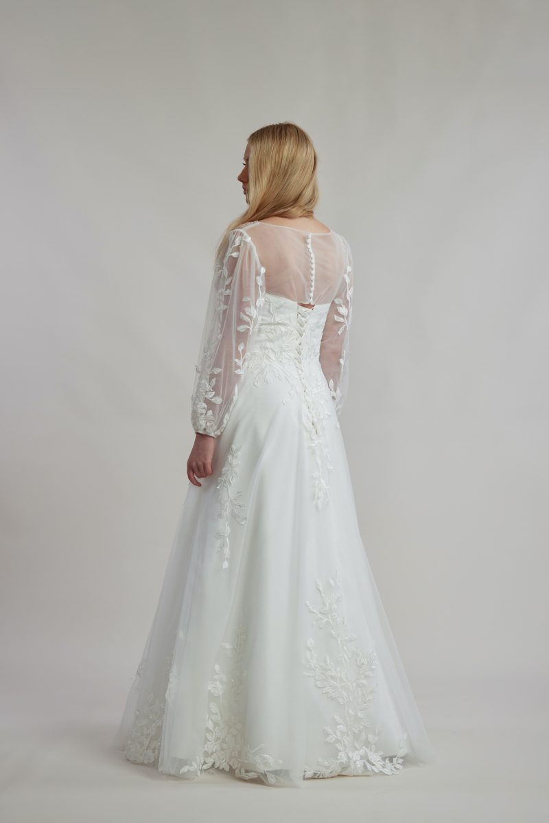 Back Of Indi Wedding Dress