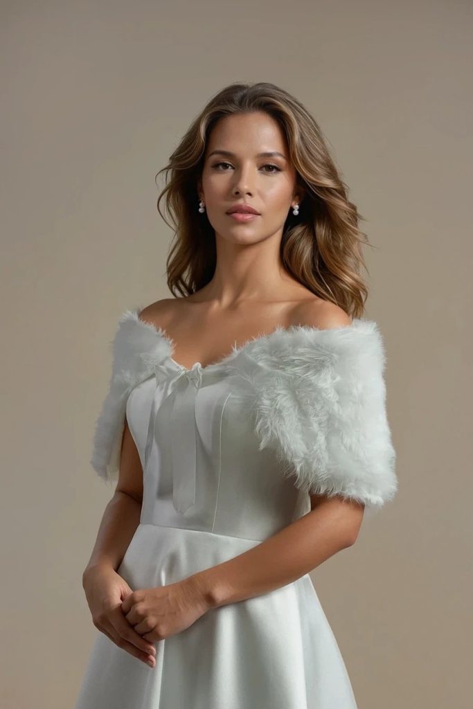 Bridal Fur Shrug