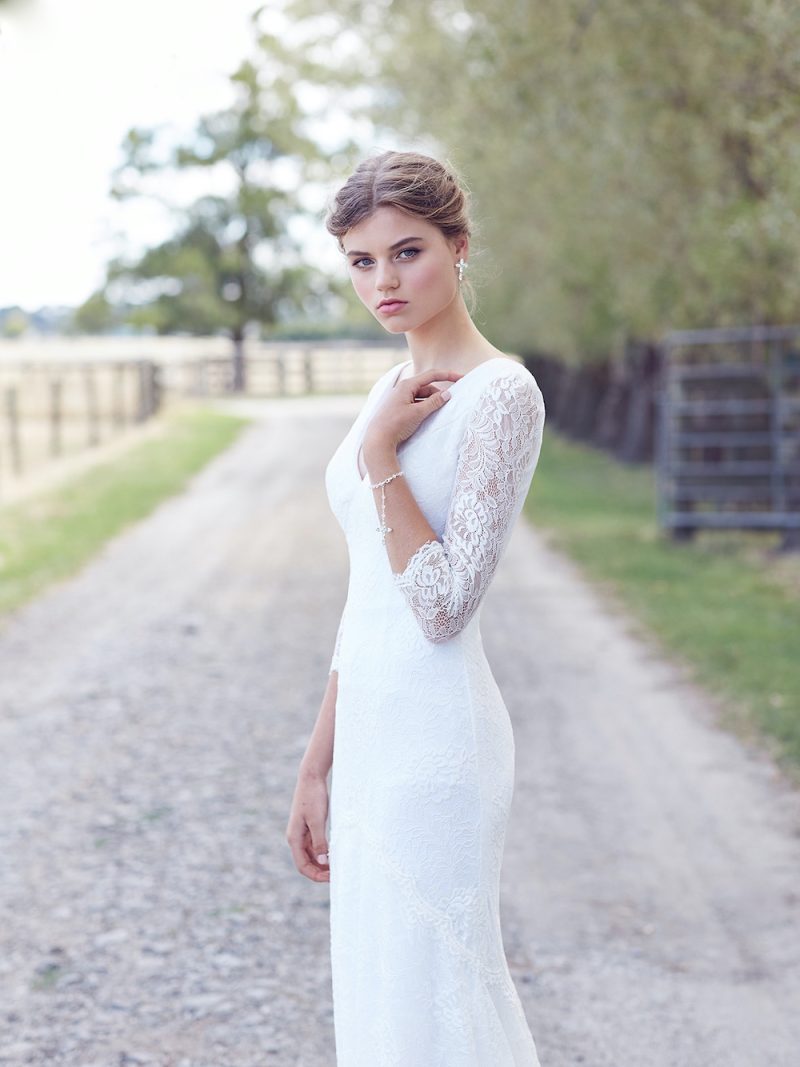 Broome Long Sleeve Wedding Dress