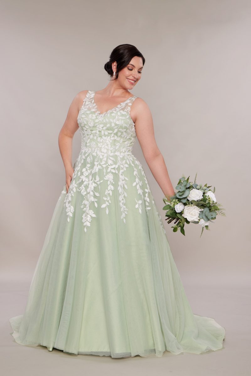 Clover Green Wedding Dress