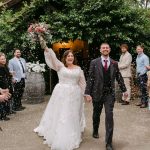 Wedding couple after vowels