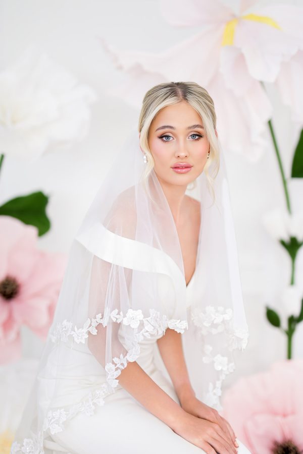 Leah S Designs bridal veils.