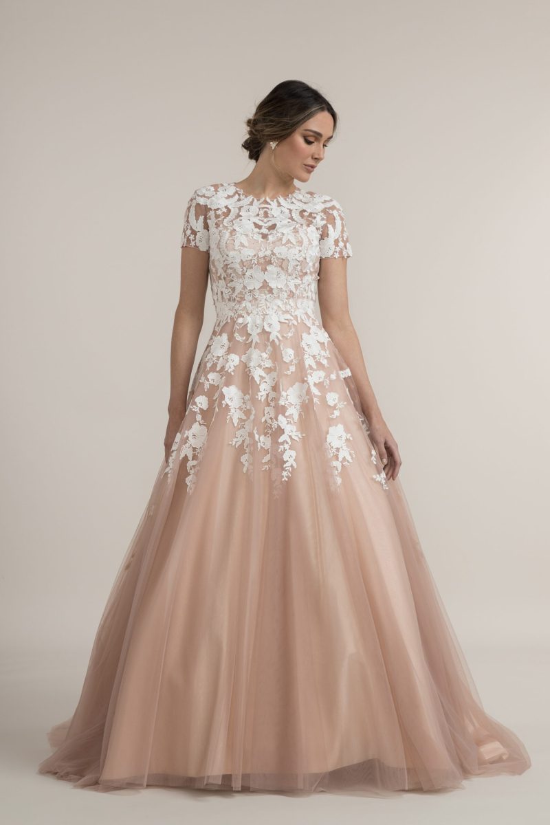 hot pink lace formal dress A-line pink lace appliques long prom dress formal dress cg18728
