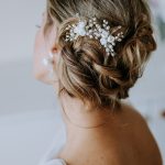 Floral Pearl Hair Pins Pair