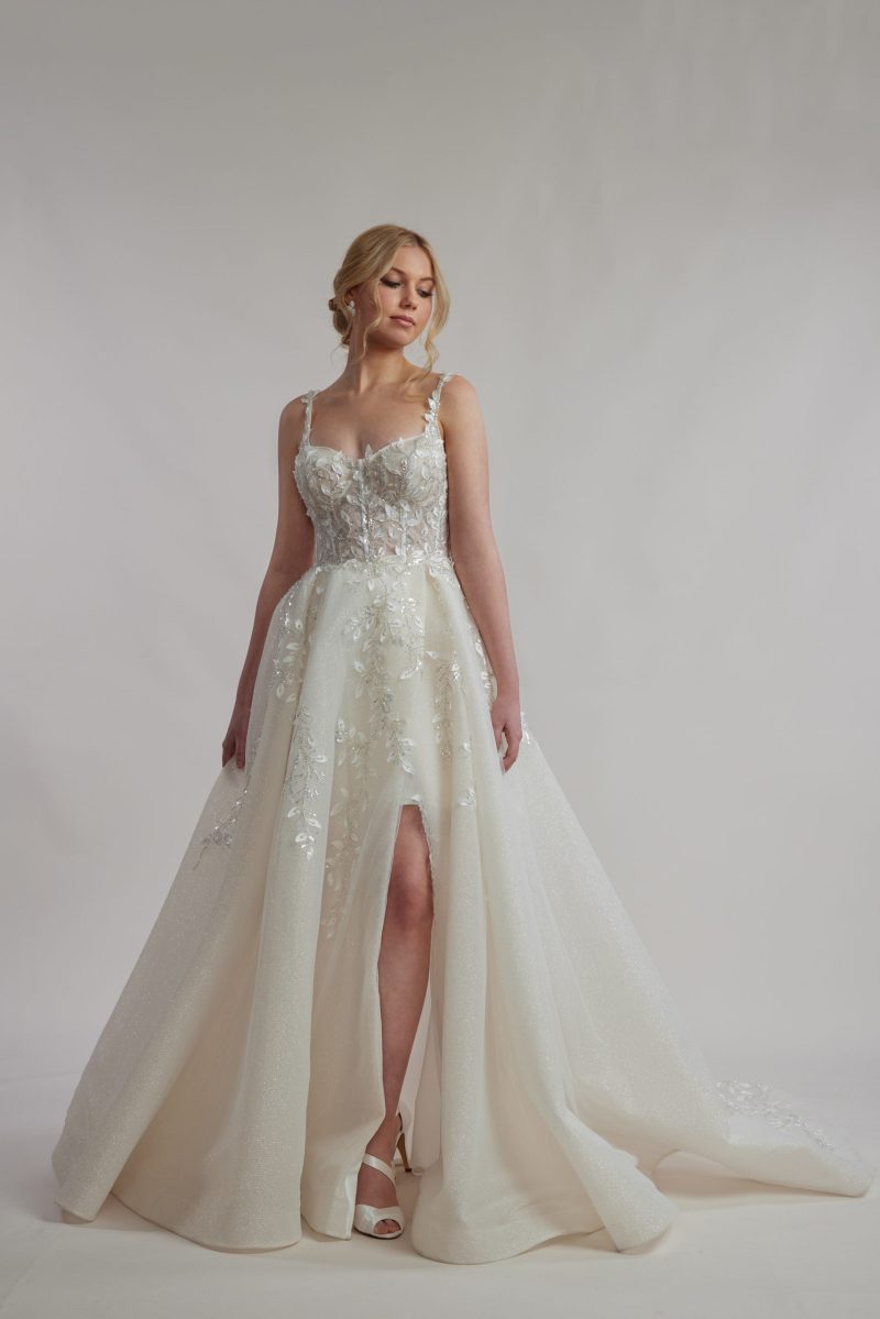 Hampton Wedding Dress With Side Split