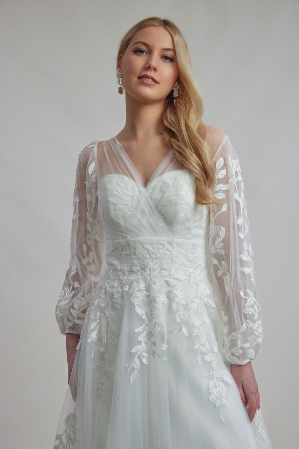 Indi Wedding Dress With Sleeves