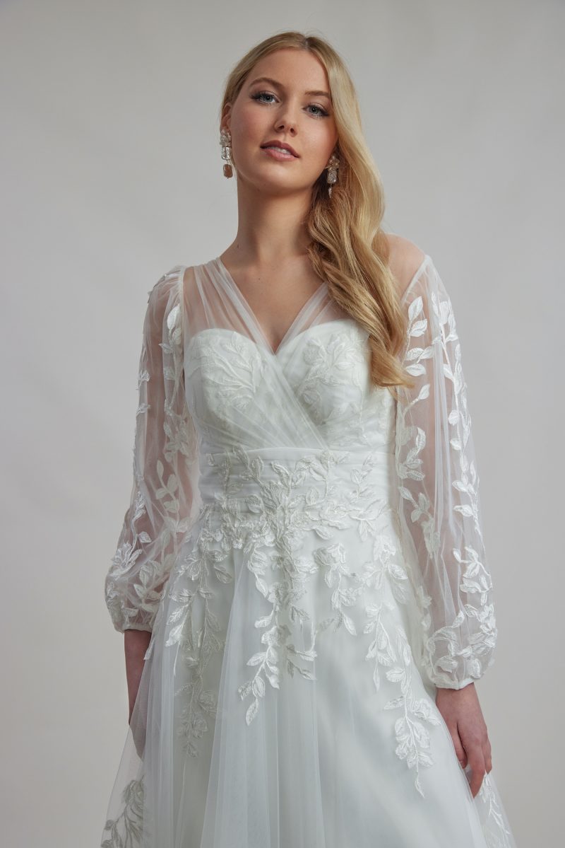 Indi Wedding Dress With Sleeves