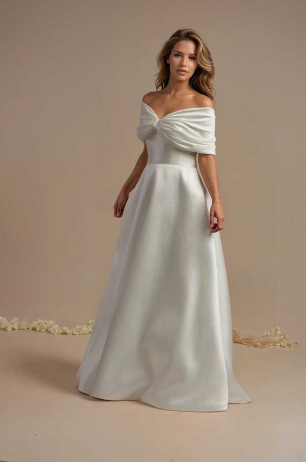 Izzy Dress With Gathered Wrap