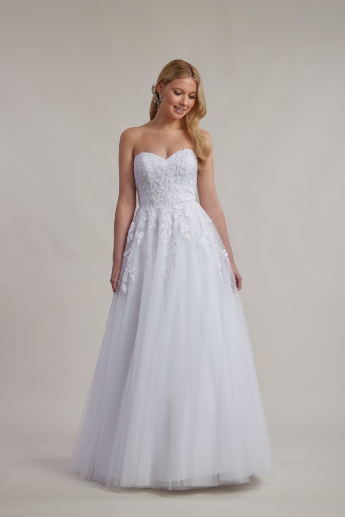 Meadow cascading lace Debutante Dress