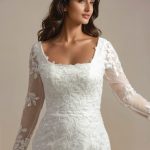 Monique Fitted Lace Wedding Dress