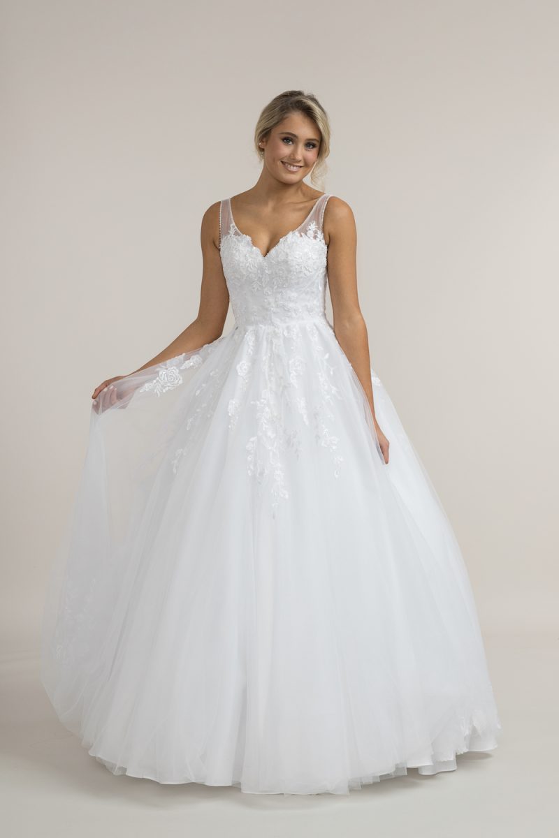 Penelope Debutante Dress Front