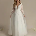 Penny Bridal Dress With Sleeves