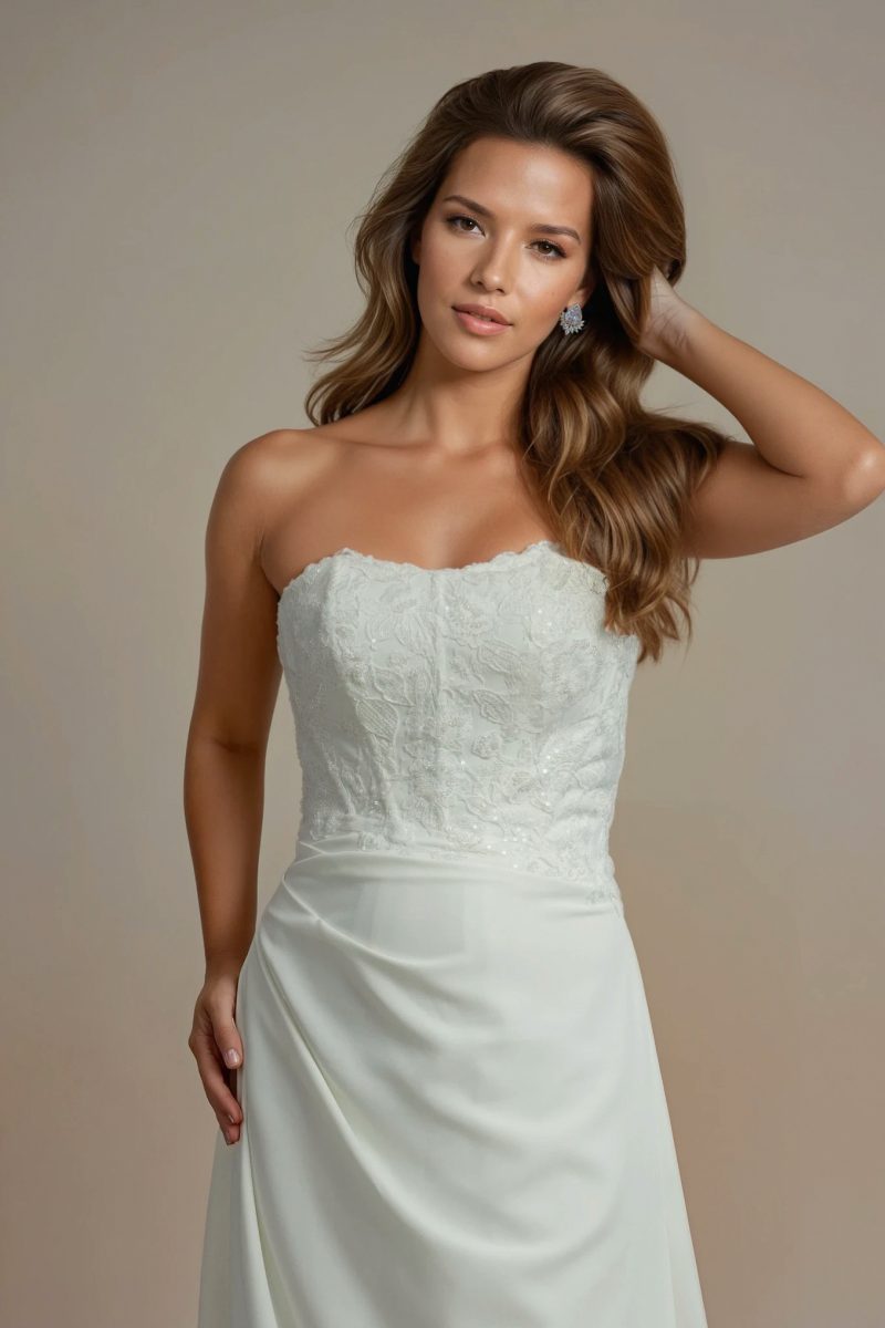 Renee Dress Strapless Socails