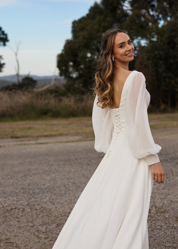 Rita Soft Wedding Dress Back