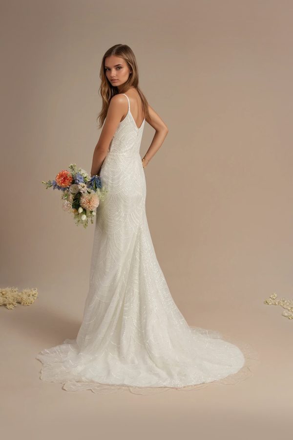 Selina Lace Wedding Dress Back