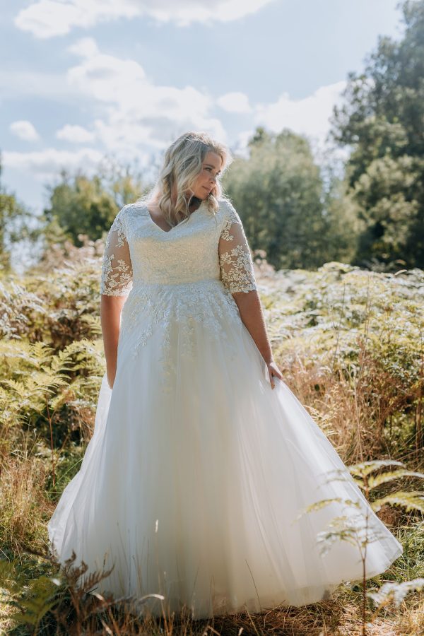 Stephaine Plus Size Wedding Dress
