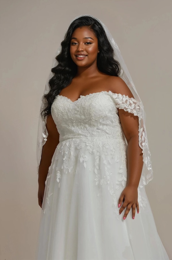 Willow plus size wedding dress.
