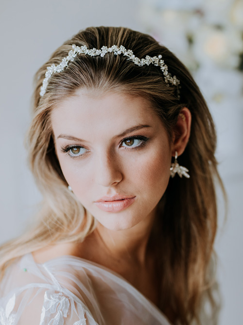 Zigzag Hair Vine In Silver