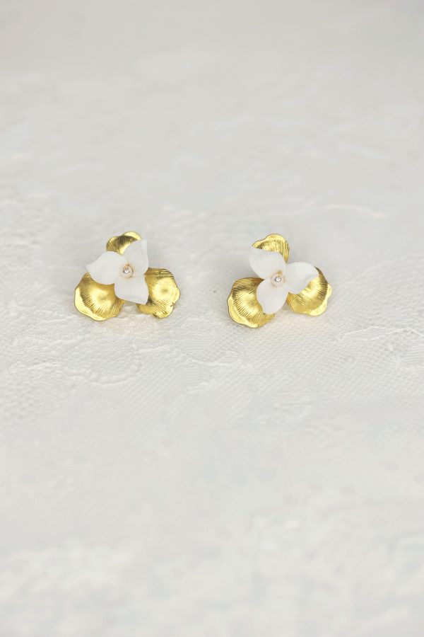 Bold Gold Stud Earrings