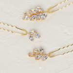 Set Of Three Gold Leaves