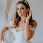 Silver Wedding Earrings