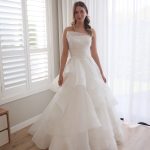 Addie Wedding Dress With Ruffles
